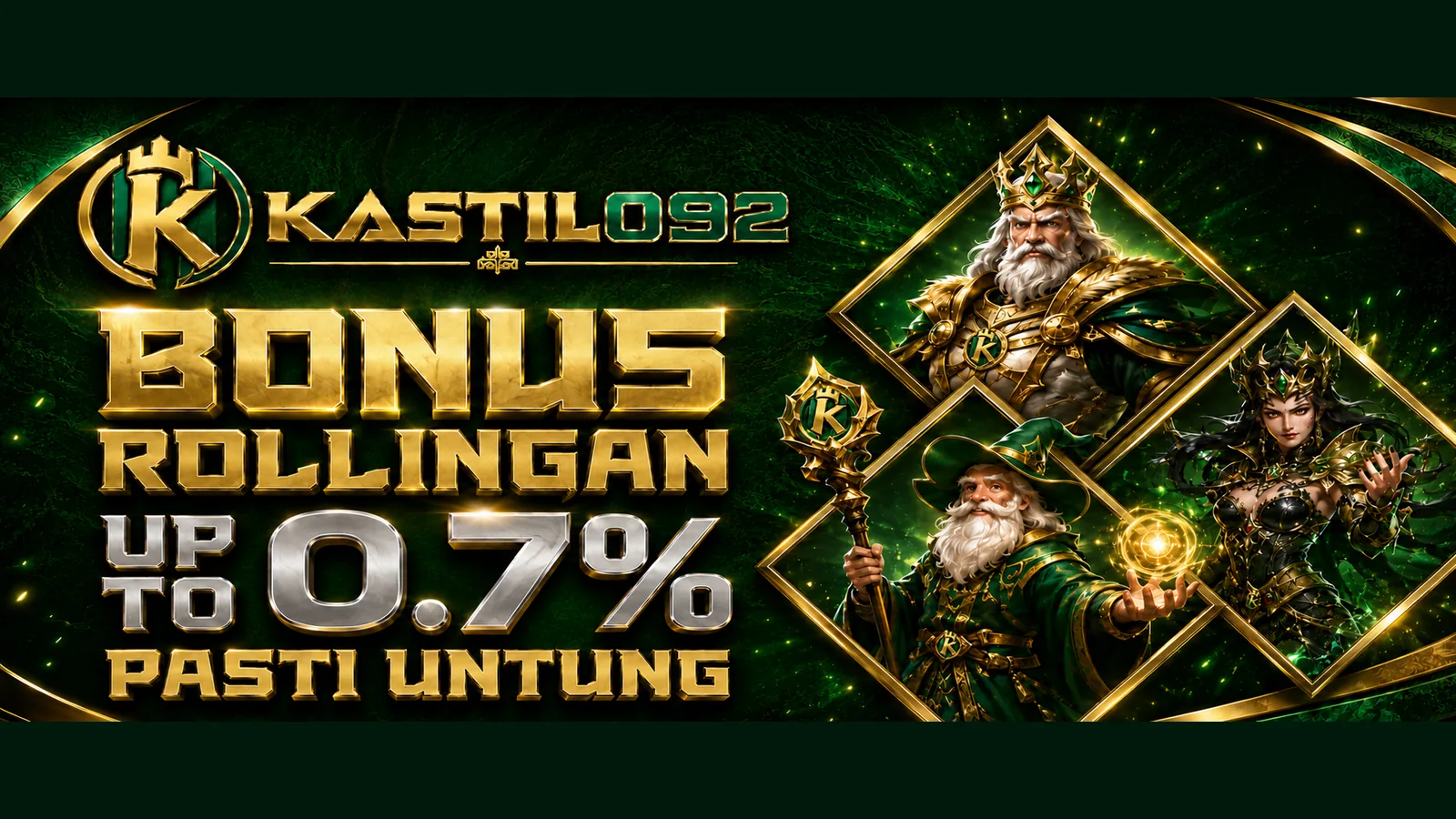 Bonus Rollingan Hingga 0,7%